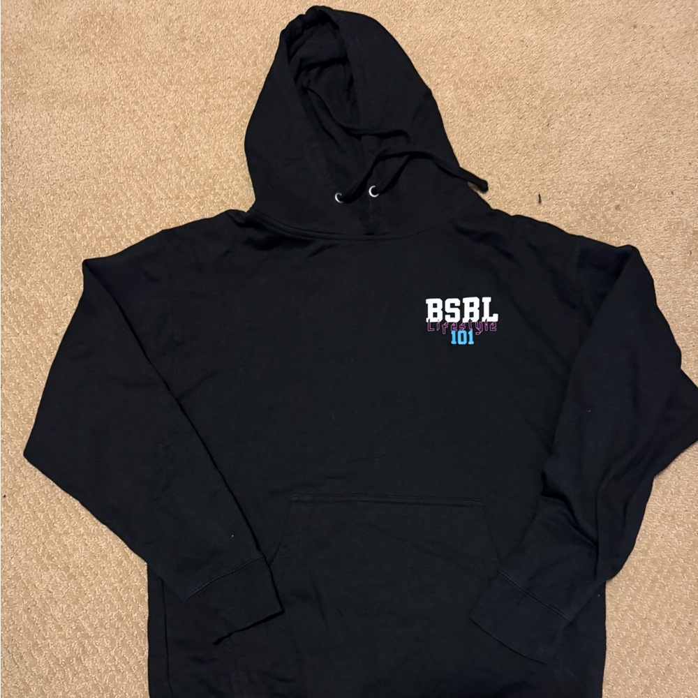 Black BSBL Lifestyle Hoodie